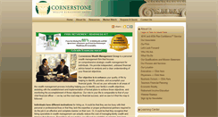 Desktop Screenshot of cornerstonewmg.com